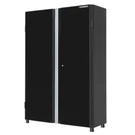Husky Garage Cabinet 72" Freestanding Magnetic Closure Lockable Steel Black. Fixed Price $686.74.