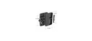 Crl 3-1/2" Latch & Pull Black Door Hardware For Sliding Display Cases. Fixed Price $12.01.