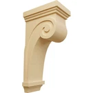 Ekena Millwork COR05X08X16SCAL Scroll Wood Corbels 1/2W 1/4D 16H Alder. Fixed Price $228.50.