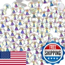 Beadsland 1440PCS Crystal Ab Flat Back Rhinestones For Nail Art & Crafts SS20. Fixed Price $12.99.