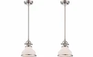 Quoizel GRT1508BN Grant One Light Mini Pendant Fixture, Brushed Nickel - 2 Pack. Fixed Price $373.23.