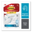 3M BATH186ES Medium Hooks Pack, White, Lb Capacity. Fixed Price $20.80.