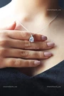 Lab Grown Diamond No Stone 14K White Gold Inspirational Women Pendant Jewelry. Fixed Price $1672.60.