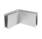 Easy Glass Slim Corner Top Mount Aluminum Brushed Anodized. Fixed Price $175.82.