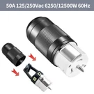 Generator Connector 50A 125/250V, Nema SS2-50R Female Locking Power Cord Plug Us. Fixed Price $23.99.