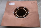 Thunderbird BD64A - 4" Hub Outlet Balcony Drain, Copper, 6" Trim Not Included. Fixed Price $123.49.