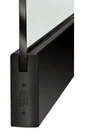 Crl Black 35-3/4" Single Door Rail 6" Square Style Without Lock- For 1/2" Glass. Fixed Price $750.00.