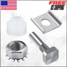 Glass Shower Door Repair Kit With Pivot Pin & Bushing Silvery. Fixed Price $33.27.