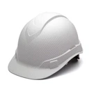 Pyramex HP44116 Ridgeline White Graphite Cap Style Hard Hat, Pt Ratchet. Fixed Price $47.93.