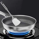 Tri-ply Stainless Steel Frying Pan 316 Honeycomb Wok Skillet All Stovetops. Fixed Price $65.99.