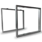 Richelieu 7525755702174 Structural Frame Set Matte Chrome Steel Table. Fixed Price $99.73.