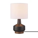 Globe Electric 61000049 17" Ceramic Table Lamp, Soft Beige Finish, White Line.... Fixed Price $80.50.