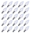Brightown 100 Pack C7 Led Replacement Christmas Light Bulbs E12 Pure White. Fixed Price $99.00.