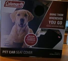 Coleman Pet Car Seat Cover - X Dog Hammock Black. Fixed Price $15.00.