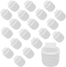 20PACK Inch Pvc Male Threaded Pipe End Cap SCH40 1/2" Npt Cleanout. Fixed Price $12.40.