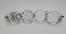 Faceted Drawer Knobs Bella Casa By Ganz Cabinet Pulls Clear Cut 1.5" Set Of 4. Fixed Price $20.00.