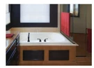 Hydrosystems Studio 60" Dropin Acrylic Whirlpool Tub Center Drain Bath Jetted. Fixed Price $699.99.