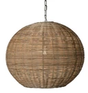 Kouboo 1050103 20 X16.5 Panay Wicker Ball Pendant Lamp, Natural W/ Chain. Fixed Price $189.99.