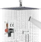 Sun Rise 12" Shower System Push Button Diverter, Wall Mounting SRSH-CEAJ1203. Fixed Price $119.99.