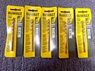 4PK Dewalt 13/64" Pilot Point, Gold Ferrous Oxide, 2-7/16" Depth, Round (rc). Fixed Price $15.00.