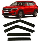 2021-2026 Kia Seltos Side Window Tape-on Rain Guards Deflector Visors Lx. Fixed Price $79.48.