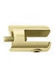 Crl SA60PB Polished Brass Fixed Glass Fitting For 1-1/2" Tubing. Fixed Price $20.00.