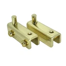 Crl GDH5BR Brass Standard Mount Glass Door Hinge Pair. Fixed Price $14.57.
