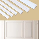 Peel And Stick Accent Wall Molding, 118.1"L X 0.9"W Lightweight Self-adhesive Ch. Fixed Price $23.93.