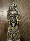 Figueroa Mountain Agua Santa Skeleton Warrior Draft Beer Tap Handle. Fixed Price $90.00.