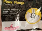 Village Ironsmith FF125 Black Steel Floor Flange 1-1/4 Newel Post Railing. Fixed Price $16.99.