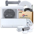 Mitsubishi Wx 12000 Btu Ductless Mini Split Heat Pump Ac System, 18 SEER2 R454B. Fixed Price $1747.00.