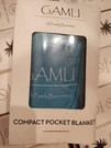 Two Pocket Blanket Blue 55"X60 For Beach Festival - Camping Compact Gamli. Fixed Price $14.99.
