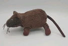 Ikea Brown Mouse Gosig Mus Small 5" Rat Plush Stuffed "retired" No Tag. Fixed Price $22.00.