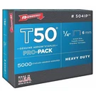 Arrow Fastener 504IP Heavy Duty Staples, T50, 18 Ga, Flat Crown, 1/4 In Leg L,. Fixed Price $11.55.