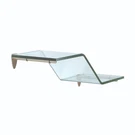 Fhc 0134ZSN 6" X 18" Wave Glass Shelf - Satin Nickel. Fixed Price $58.41.