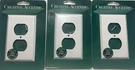 3 Creative Accents Duplex Outlet Wall Plate - White Steel 9WS108. Fixed Price $16.99.