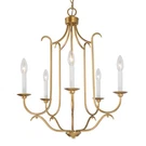 Durent Lighting Antique Gold French Country Chandelier 5-LIGHT,. Fixed Price $320.82.