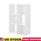 11" 6-CUBE Storage Organizer Bookshelves Shelving Furniture Display Us. Fixed Price $50.28.