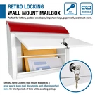 Barska 13 15 Standard Legal Envelope Wall Mount Delivery Key Lock Mailboxes. Fixed Price $102.57.