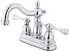 Kingston Brass KS1601BL Heritage 4" Centerset Bathroom Faucet Polished Chrome. Fixed Price $104.00.