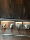 No Drill Stainless Steel Wall Hook Mount Self Adhesive Sturdy Hold 6 Lbs PACK/4. Fixed Price $14.95.