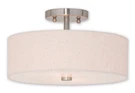 Livex Lighting 52134-91 Meridian Semi-flush Mount Brushed Nickel. Fixed Price $153.96.