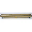 Signature Hardware 443317 28" Cohen Linear Tile-in Shower Drain Polished Brass. Fixed Price $105.90.