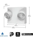 Sure-lites All-pro Apelmini-r 1.5 Watt Compact Emergency Light With 2 Led 4 Pack. Fixed Price $106.80.