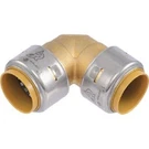 (6)- Sharkbite 1 In. X 90 Deg. Push-to-connect Brass Elbow UR260A. Fixed Price $148.19.
