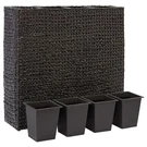 Raised Bed With 4 Pots Planter Flower Box Stand Water Hyacinth Vidaxl. Fixed Price $142.99.