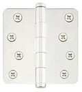 Emtek 91024 X Plain Bearing 1/4" Radius Corners - Pair, Polished Chrome. Fixed Price $6.23.