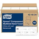Tork 424834 12X250 Sheets 8.3X9.45 Xpress Compressed Multifold Hand Towel White. Fixed Price $37.90.