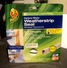 Duck Heavy-duty Weatherstrip Seal: Brand New: Medium Gaps: Strips: .37 X .21. Fixed Price $5.00.