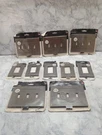 Lot Of 10 Somerset Single, Triples, Decorater Switch Plate 662658 Bronze Patina. Fixed Price $30.00.